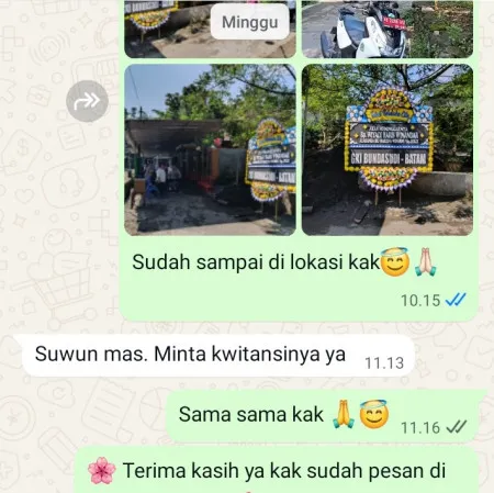 Pengiriman Papan Bunga Duka Jurangjero Karangmalang