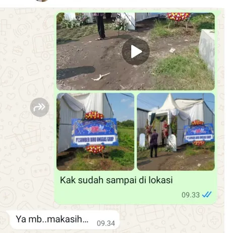 Pengiriman Karangan Bunga Jurangjero Karangmalang