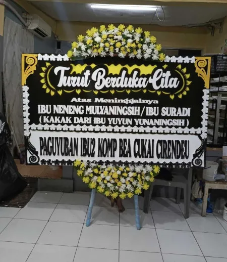 Papan Bunga Duka Jurangjero Karangmalang